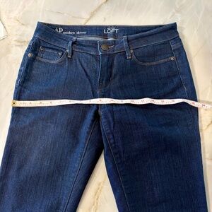 Ann Taylor LOFT Women's Skinny Jeans - Dark Blue Demin